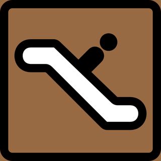 t.escalators Logo brown