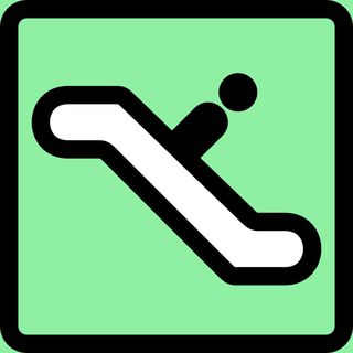 t.escalators Logo lime